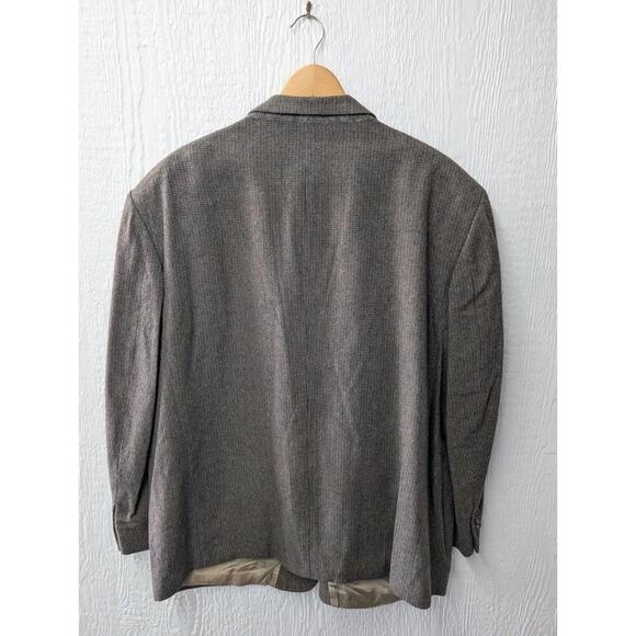 Robert Stock Camel Hair Wool Tweed Blazer Sport Coat Heritage Classic Size 48R - Picture 6 of 7